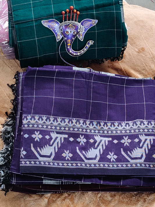 Khadhi Jamdhani sarees