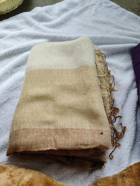 Pure Organic Linen by linen Saree