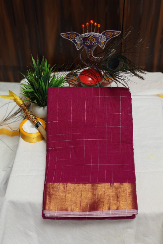 Red Premium soft cotton saree