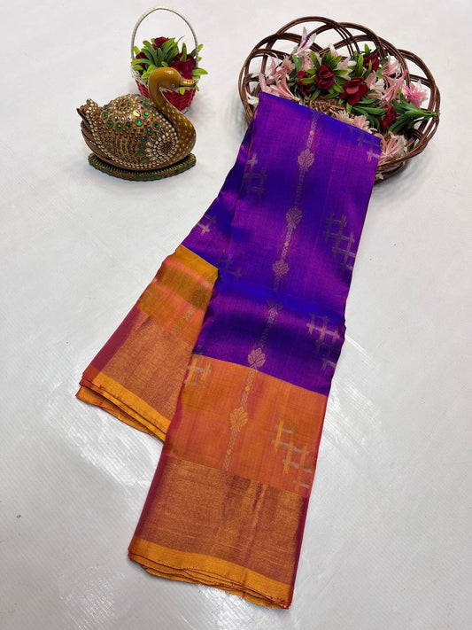 Purple Uppada Pattu Saree